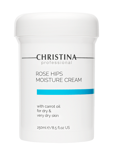 картинка Christina Увлажняющий крем для сухой и очень сухой кожи Шиповник Rose Hips Moisture Cream with Carrot Oil 250 мл