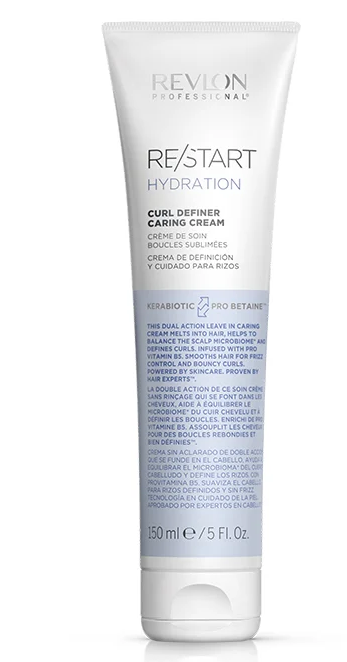 картинка Revlon Professional Restart Hydration Ухаживающий крем для четких локонов Curl Definer Caring Cream 150 мл