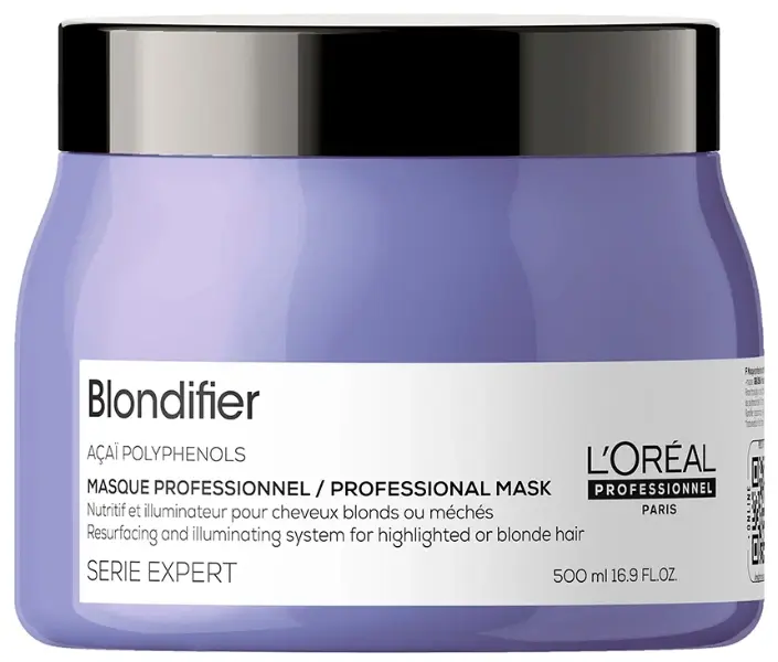 картинка L'Oreal Professionnel Serie Expert Blondifier Gloss Маска для осветленных и мелированных волос 500 мл