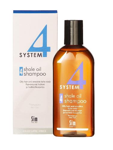 картинка Sim Sensitive System 4 Шампунь №4 терапевтический для очень жирных волос 215 мл