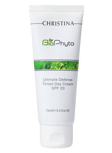 картинка Christina Bio Phyto Дневной крем для лица Абсолютная защита SPF20 с тоном Ultimate Defense Tinted Day Cream SPF20 75 мл