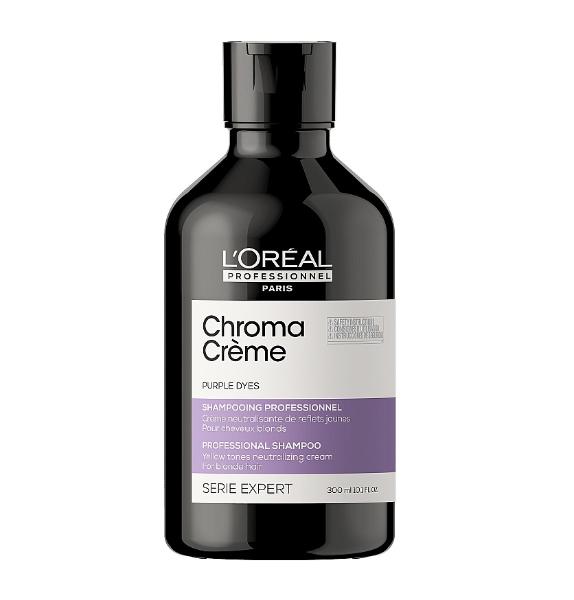 картинка L'Oreal Professionnel Serie Expert Chroma Creme Крем-шампунь нейтрализующий фиолетовый 300 мл