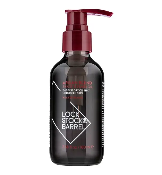 картинка Lock Stock & Barrel Масло аргановое универсальное для бритья и ухода за бородой Argan Blend Shave Oil 100 мл