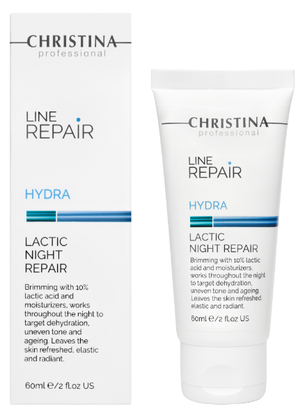 картинка Christina Line Repair Hydra Восстанавливающий ночной крем для лица с молочной кислотой Lactic Night Repair 60 мл