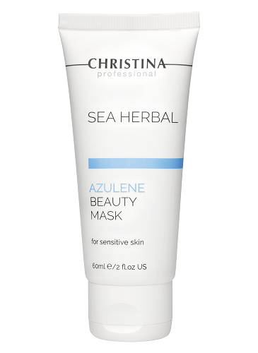 картинка Christina Sea Herbal Маска на основе морских трав для чувствительной кожи Азулен Beauty Mask Azulene 60 мл