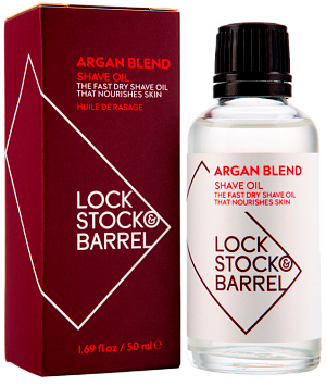 картинка Lock Stock & Barrel Масло аргановое универсальное для бритья и ухода за бородой Argan Blend Shave Oil 50 мл