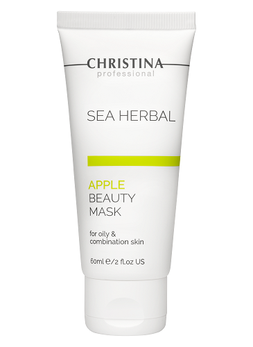 картинка Christina Sea Herbal Маска на основе морских трав для жирной и комбинированной кожи Яблоко Beauty Mask Apple 60 мл