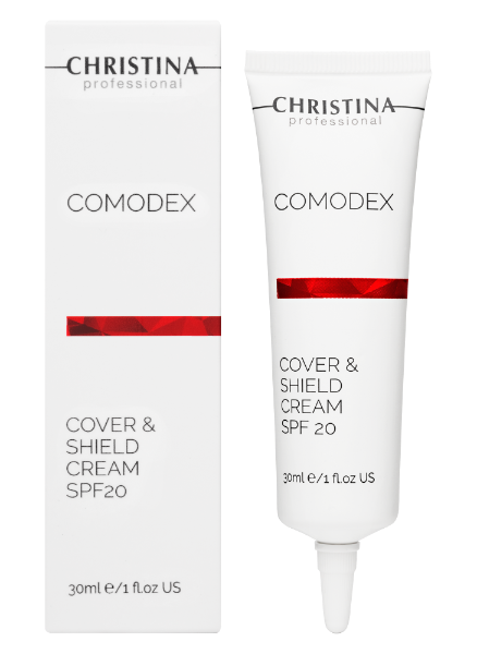 картинка Christina Comodex Защитный крем для лица с тоном SPF20 Cover & Shield Cream SPF20 30 мл