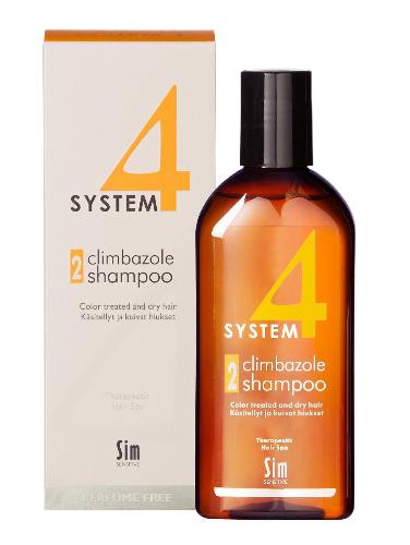 картинка Sim Sensitive System 4 Шампунь №2 терапевтический для сухих волос 215 мл