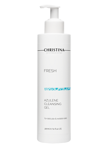 картинка Christina Fresh Азуленовый очищающий гель для чувствительной и склонной к покраснениям кожи Azulene Cleansing Gel 300 мл