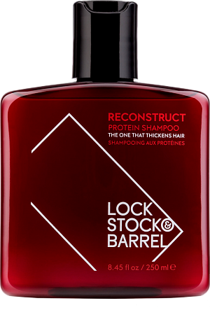 картинка Lock Stock & Barrel Шампунь укрепляющий с протеином для тонких волос Reconstruct Protein Shampoo 250 мл